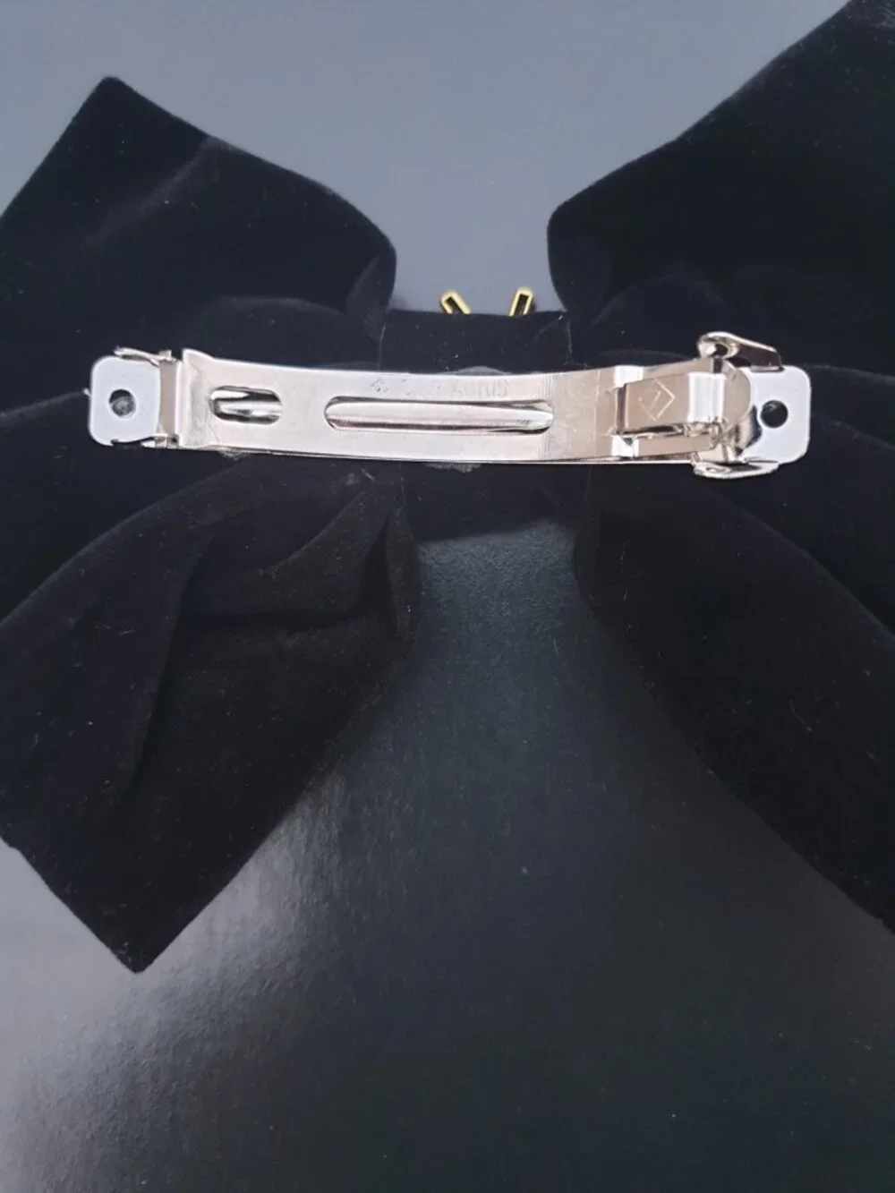 Women's Black Bow Hair Pin Clip Barrette Fashion Casual Formal Accessory Gift